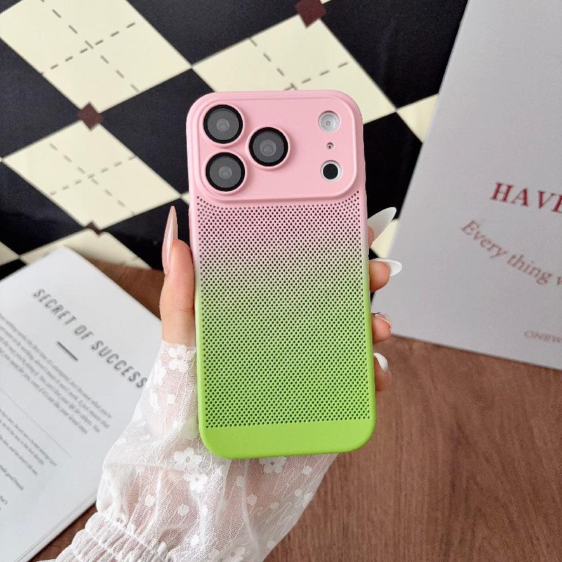 iPhone 17 Pro Max Gradient Mesh Heat Dissipation Case