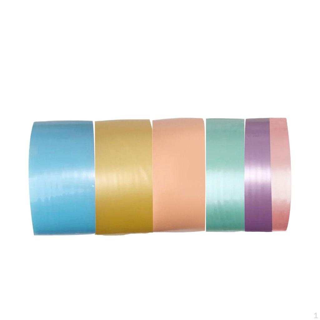 6 Pieces Colorful Sticky Ball Tape Decoration 8yd Relaxing Educational Multicolored for Children