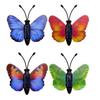 Solar Butterfly Garden Light, Color Changing LED Wall Lamp, Waterproof Outdoor Decoration for Lawn Yard Patio Decor