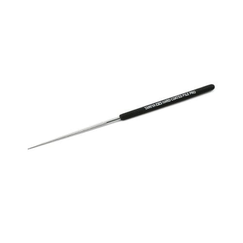 Tamiya Craft Tool Series No. 107 Hard Coated File PRO Round (3mm Diameter) for Plastic Models 74107