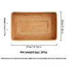Rattan Serving Tray, Rectangle Basket Wicker Storage and Organizing Baskets, Natural Decorative Woven Tray for Home Decor