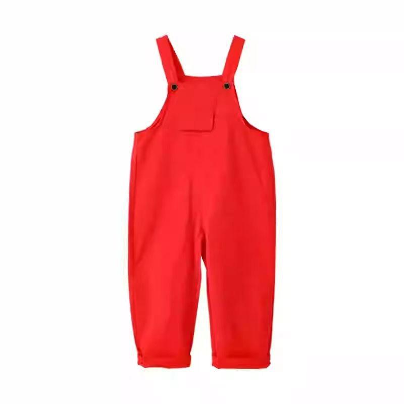 Tute Hip Hop per Bambini Salopette da Ragazza Tuta Romper per Bambini Streetwear per Ragazzi Pantaloni Colorati Scuola