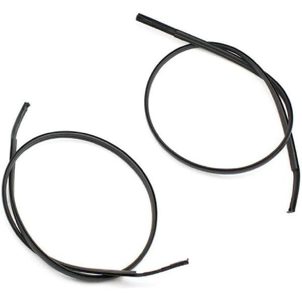 2Pcs Roof Drip Moulding Side Finish Strip Front Left Driver and Right Passenger Side Fits for Toyota Yaris Hatchback 2014 2015 2016 2017 2018