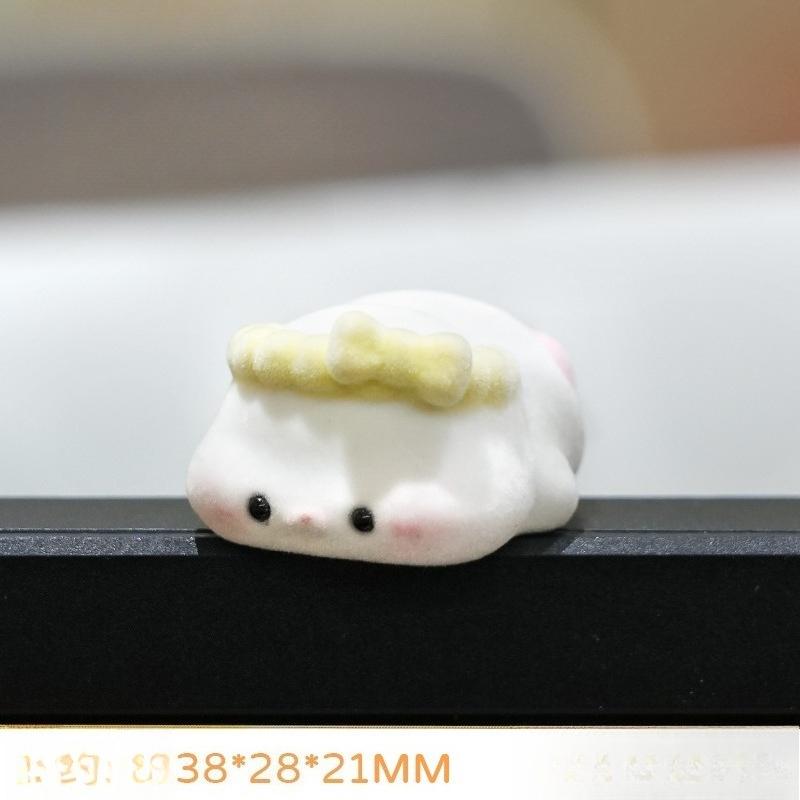 Cute Dachshund Sausage Dog Monitor Decor Funny Duck Bunny Desk Ornaments Kawaii Computer Edge Figurines for Office Home New 2026