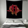 Houston Rockets Logo Artwork Threepiece Set 1 Duvet Cover 2 Pillowcase Without Core Duvet Cover And Pillowcase Bedding Set