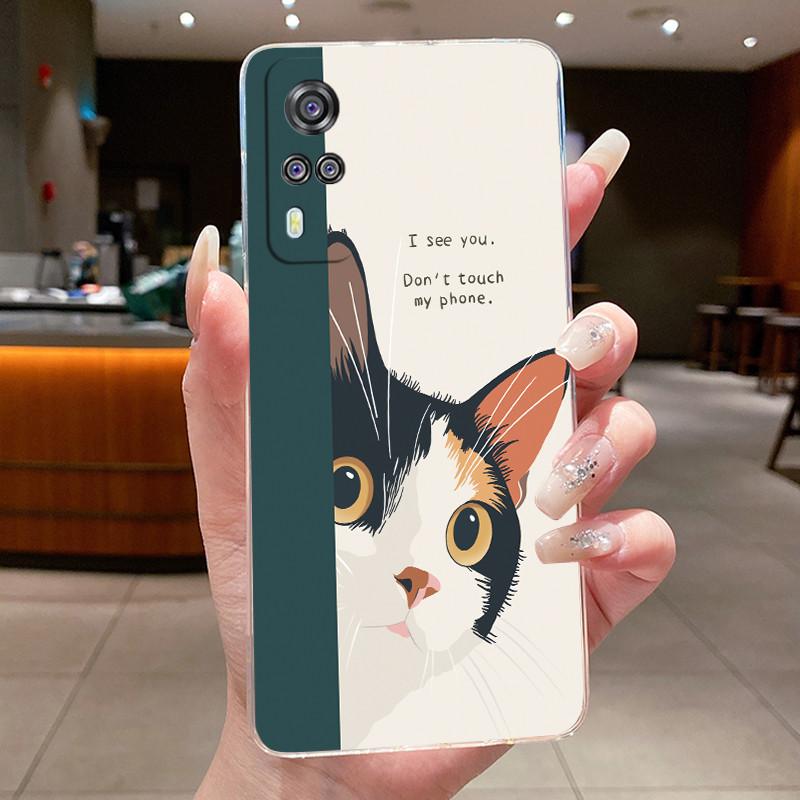 For vivo Y31 2021 Case Cute Cool Boys Girls Transparent Silicone Back Cover For Vivo Y53S 4G Y31 Y51 Y51A Y 31 V2036 Phone Case