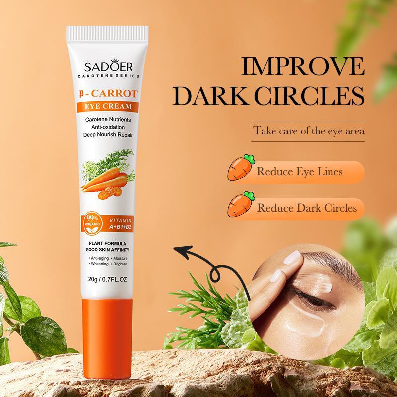 Carrot Eye Cream Moisturizes and Improves Dark Circles Eye Lines Eye Bags Eye Cream