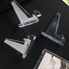 5pcs Transparent Acrylic Commemorative Coin Display Stands Triangle Challenge Coin Capsule Holders for Collectibles