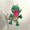 Cute Movable Tongue Lizard Stuffed Animal Soft Fluffy Funny Lizard Plush Toy Tom Lizard Doll Lovely Anime Doll Birthday Gifts