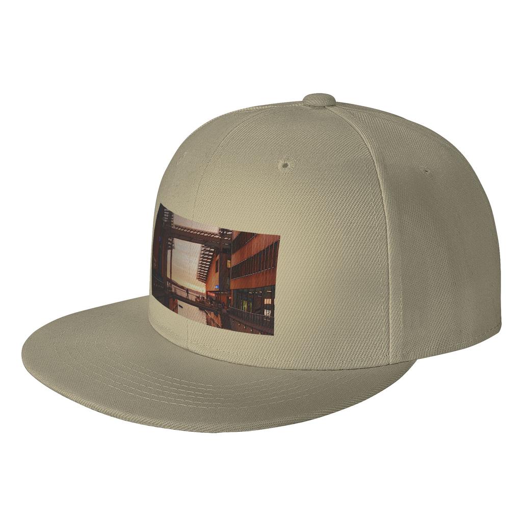 Fashion Oslo Norway City Flat Brim Sun Hat Everyday Outings Caps Women