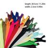 23Pcs 25Cm Conceal Zippers Nylon Closed Zipper Set Mixed Colors Heavy Duty Zinc Alloy Pulls DIY Sewing Costume Decorating Kids