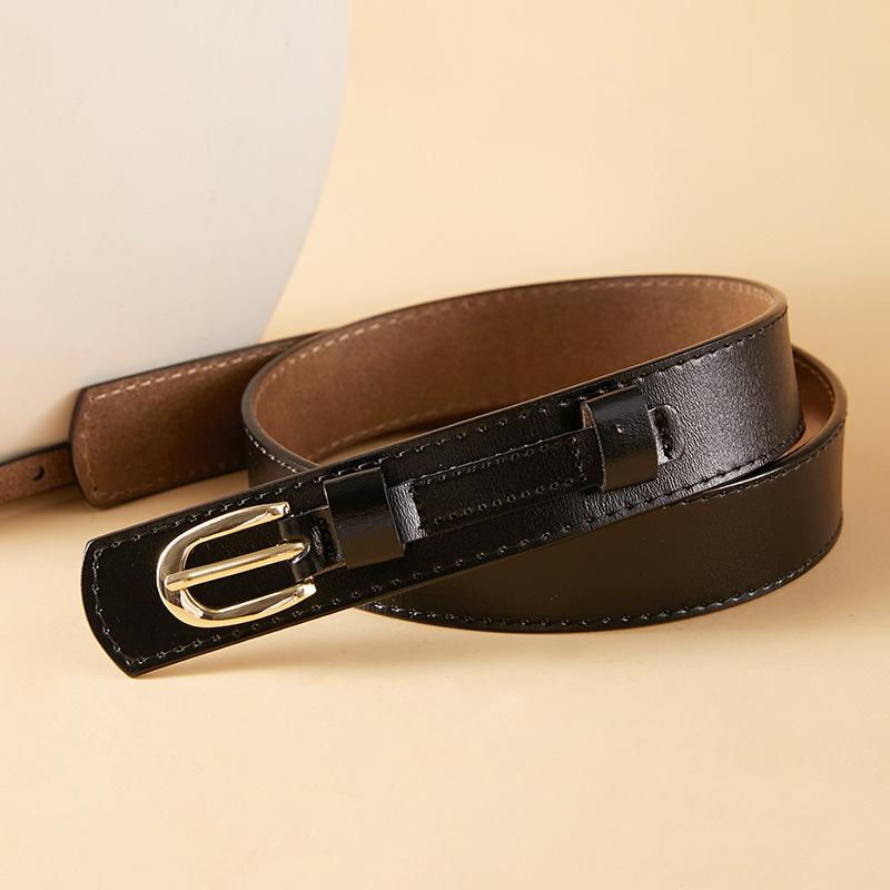 Gürtel für Damen Mode Dünne Gürtel für Damen Neuer Stil Röcke für Damen Kleider für Damen Dekorative Glatte Schnallen für Damen Riemen