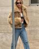 European and American Women's Casual Fur One-Piece Coat