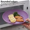 Durable Picnic Tableware Plates Set of 4 Reusable Plastic for Camping Outdoor Beach Barbecue Party