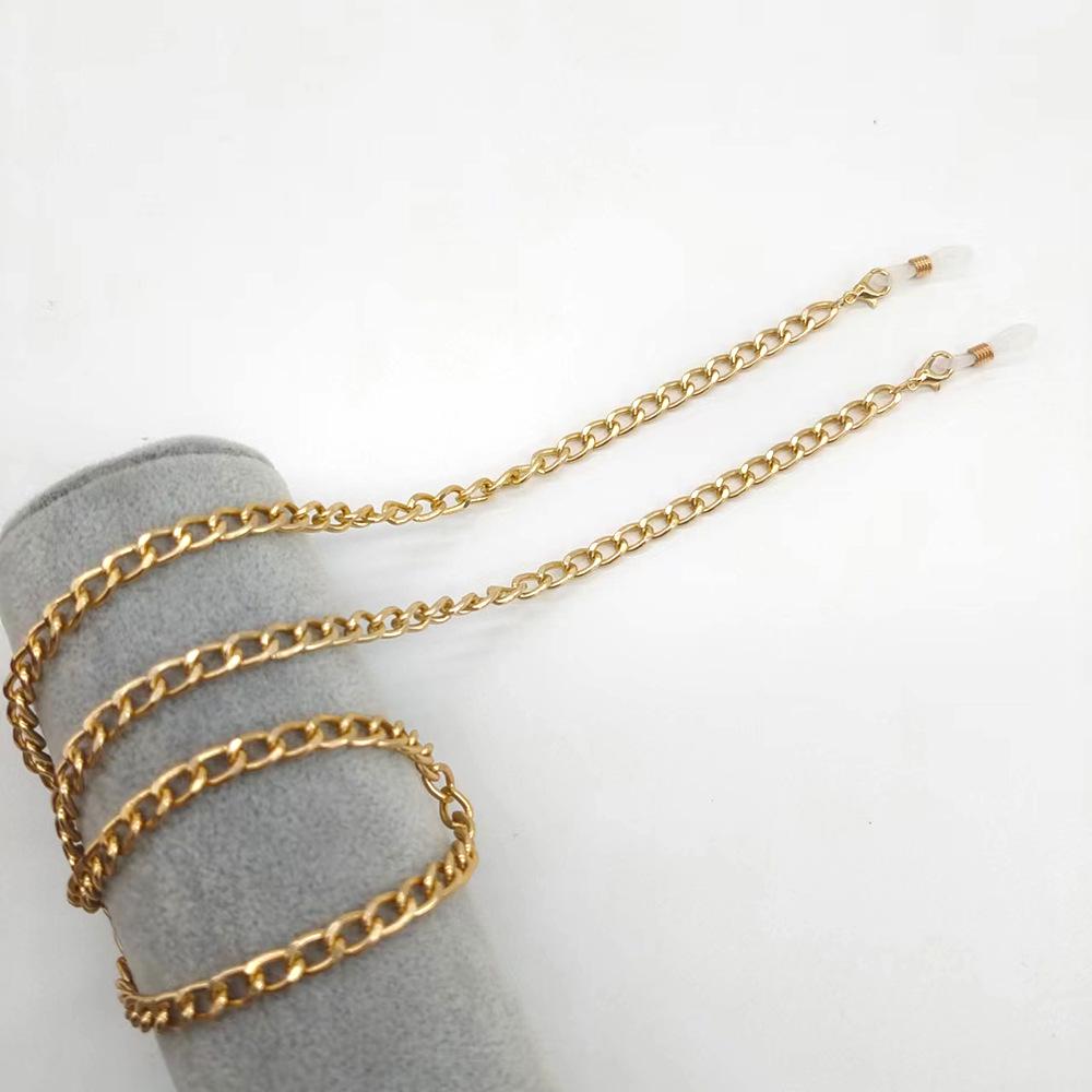 Rutschfeste Sonnenbrillenkette für Damen: Von europäischem und amerikanischem Schmuck inspiriert, Aluminiumkante, Farbbeständigkeit