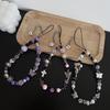 Aesthetic Beaded Phone Charms With Cute Butterfly Heart Pendants Colorful Acrylic Beads For Teen Girls Gifts Phone Decoration