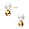 Kuma SV925 Silver Pearl Metal Ball Modern Earrings KM8A0074 VA [Official] [Vendome Aoyama] [Kengo + MA,YU] [Kengo Kuma]