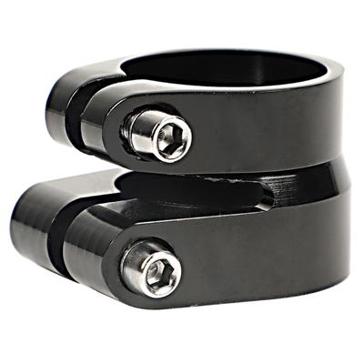 Robuste Fahrrad-Sattelstützenklemme, Klemme aus Aluminiumlegierung, 31,8 mm/34,9 mm, langlebige Schichtklemme, Sattelrohrkragen, hält die Stütze sicher