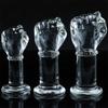 Super Huge Glass Simulation Fist Dildo Hand G Spot Anal Plug Vaginal Masturbation Sex Toys Fantasy Dildos