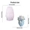 Moldes de Silicone de Buquê de Flores para Fabricação de Resina Epóxi Vela Sabão Resistente ao Calor Fácil de Desmoldar Molde de Silicone Floral