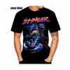 Letní móda Štír 3D potisk Unisex Cool tričko Vtipné Štír potisk Krátký rukáv Velikost