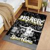 Mbappe Personalized Text Floor Rug Office Rug Design for Foyer Outdoor Balcony Bedrooms Anti-slip Rug Decorate Offices