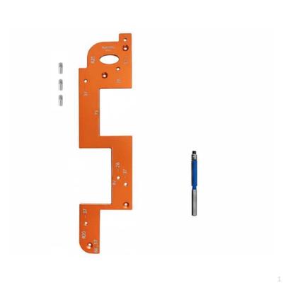 Griffloses Fräs-Schablone für Pull-Out-Auszüge Aluminiumlegierung Schablone für verdeckte Griffrillen Eckabrundung