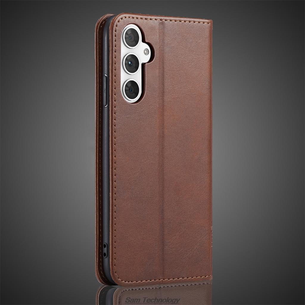 Magnetische Anziehungskraft Ledertasche für Samsung Galaxy A55 5G Holster Flip Cover Hülle für Samsung A55 5G Brieftasche Taschen Fundas Coque