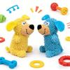 Dog Toys Interactive Plush Dog Squeaky Toy Microfiber Ball Monster Toy Apply To Dog Toys Chewers Suitable Small Medium Dog