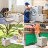 Folding shopping cart - the ultimate delivery pickup tool for flat-pulling, home use, mobile truck, small cart, trolley cart