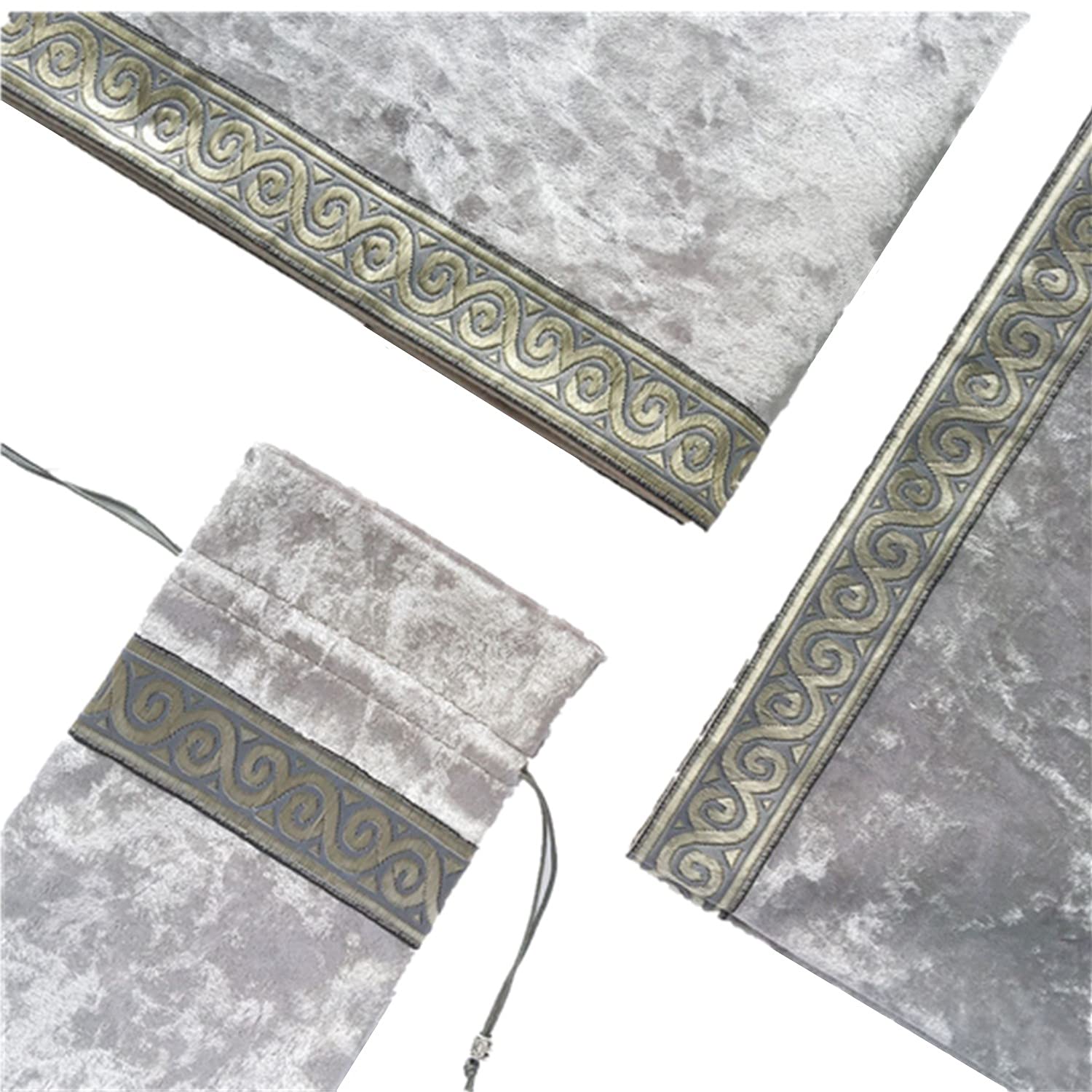 Tarot Cloth, Velvet, Large, Thick, for Tarot Cards, Fortune-Telling Mat, Tarot Tablecloth, 65 x 65 cm, with Pouch, Professional Grade, High-Quality, f