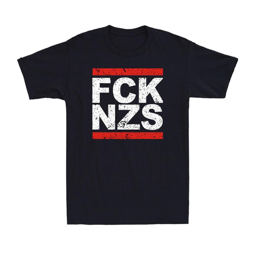 FCK NZS T-SHIRT Anti Nazis Shirt Coexist Demonstration Flüchtlinge Herren-T-Shirt Unisex-T-Shirt