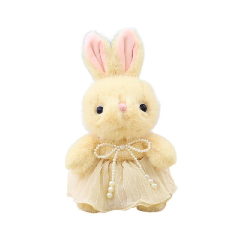 Tulle Skirt Wear Rabbit Plush Toy Cartoon Stuffed Animal Doll Kids Birthday Gift