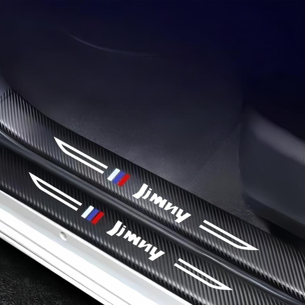 Side Step Protectors for Jimny Scratch and Dirt Prevention Door Sill Protectors Cuttable without leaving residue set (JB74, JB64, etc.) - - - -