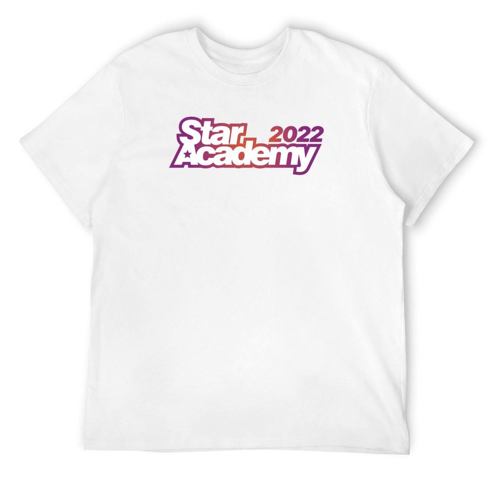 Футболка StarAcademy 2022 уличная одежда корейская мода графические футболки футболка на заказ однотонные футболки мужские S