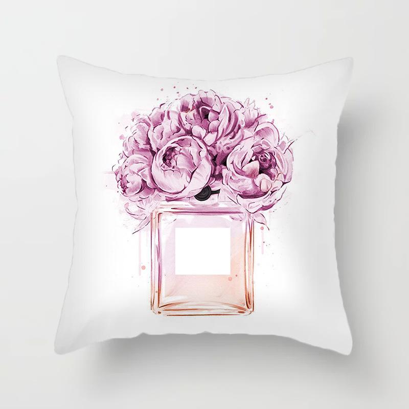Beautiful Flower Rose Series Printed Putetrekk Hjem Stue Sofa Stol Dekorasjon Putetrekk