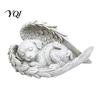 Garden Angel Figurines Pet Memorial Statue with Wings, Dog/Cat Durable Resin Waterproof Ornaments Sculpture, Weather Resistant Commemorative Ornament