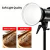 Lightweight Aluminum Standard Reflector Diffuser Lamp Shade Dish for Soft Light Photographic Studio Accessories
