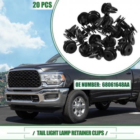 

20 Pcs Car Tail Light Lamp Retainer Clip for Dodge for Ram 1500 No68061648AA