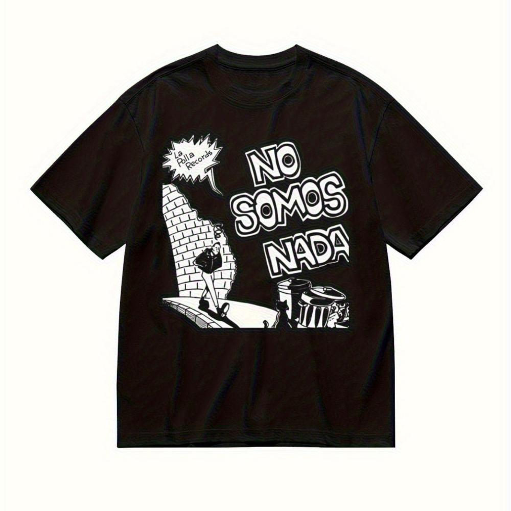La Polla Records Spanish Punk Rock T-Shirt NO SOMOS NADA Graphic Tee Soft Comfortable Classic Fit Shirt Concerts Everyday Wea... S разноцветный