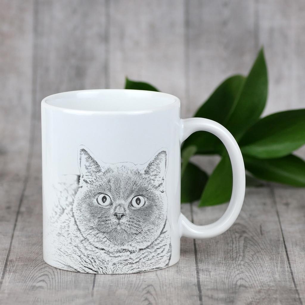 British Shorthair – Cup with a cat, cute cup with graphics | Art-Dog