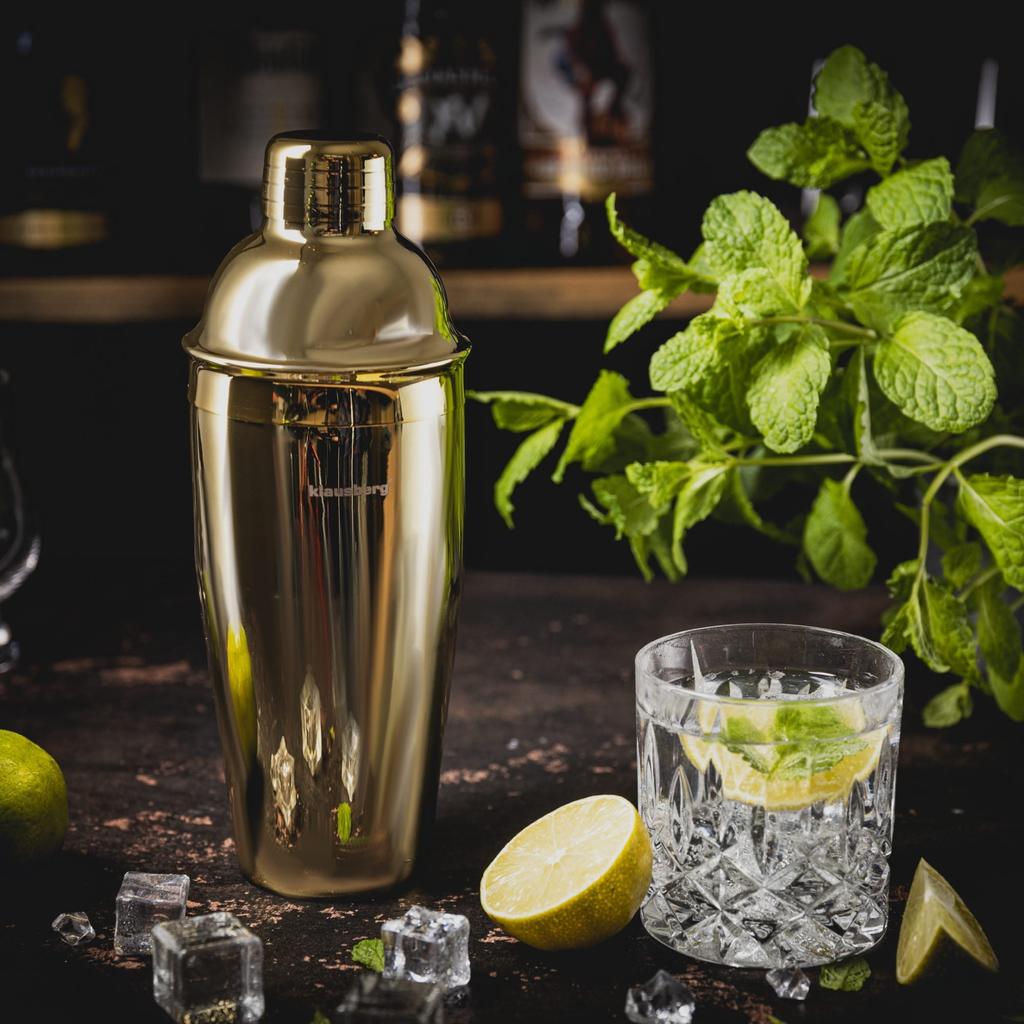 Shaker barmański do drinków koktajli 750ml złoty KLAUSBERG KB-7649