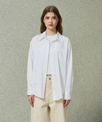 Alikim Jasna Koszula Oversize / Biała
