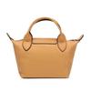 Longchamp Le Pliage Cuir 17 Lammleder Knödeltasche Mini Damen Handtaschen Honig 1500757P15
