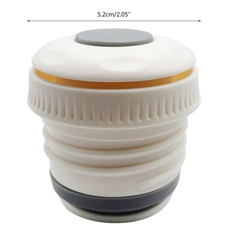 5.2cm Universal Vacuum Insulated Bottle Cup Cover Thermos Flask Lid Leak-Proof Travel Mug Stopper Stainless Thermoses