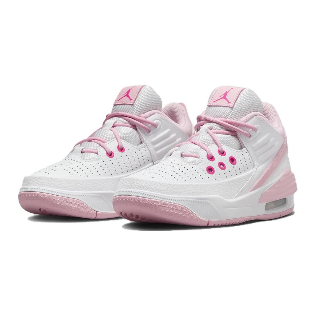 (GS) Air Jordan Max Aura 5 'Biały Miękki Różowy' Dziecięce FD8789-116