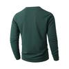 Men's Solid Color Long Sleeve T-Shirt Shirt Men's Casual Sports Top