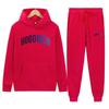 Set Două Piese Hanorac cu Imprimeu Model Hoodrich și Bluză de Trening