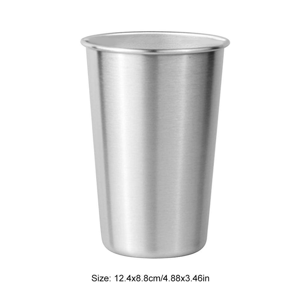 Cheap 500ml Stainless Steel Beer Cup Tumbler Stackable Drinking Tea ...