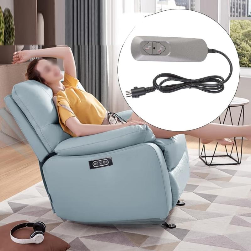 Recliner Chair Controllers With Straight 5 Pin Port 5V Voltages ABS Housing for Home Theaters and Living Room Use